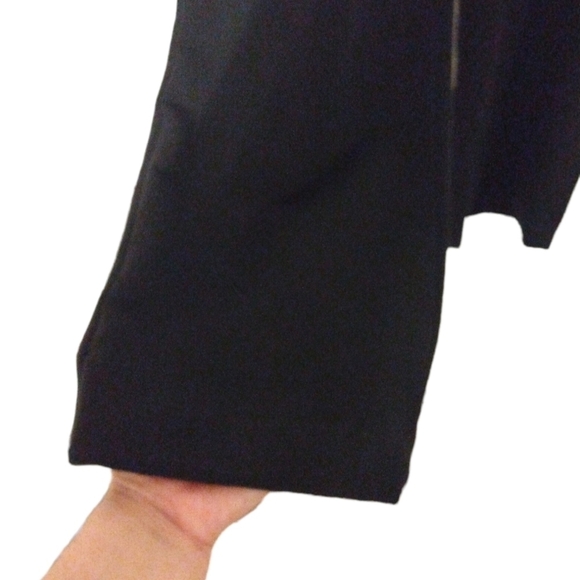 Boot Leg Dress Pant Jones of New York Stretch Black Girl Boss Minimalist Size 16 - Picture 3 of 7